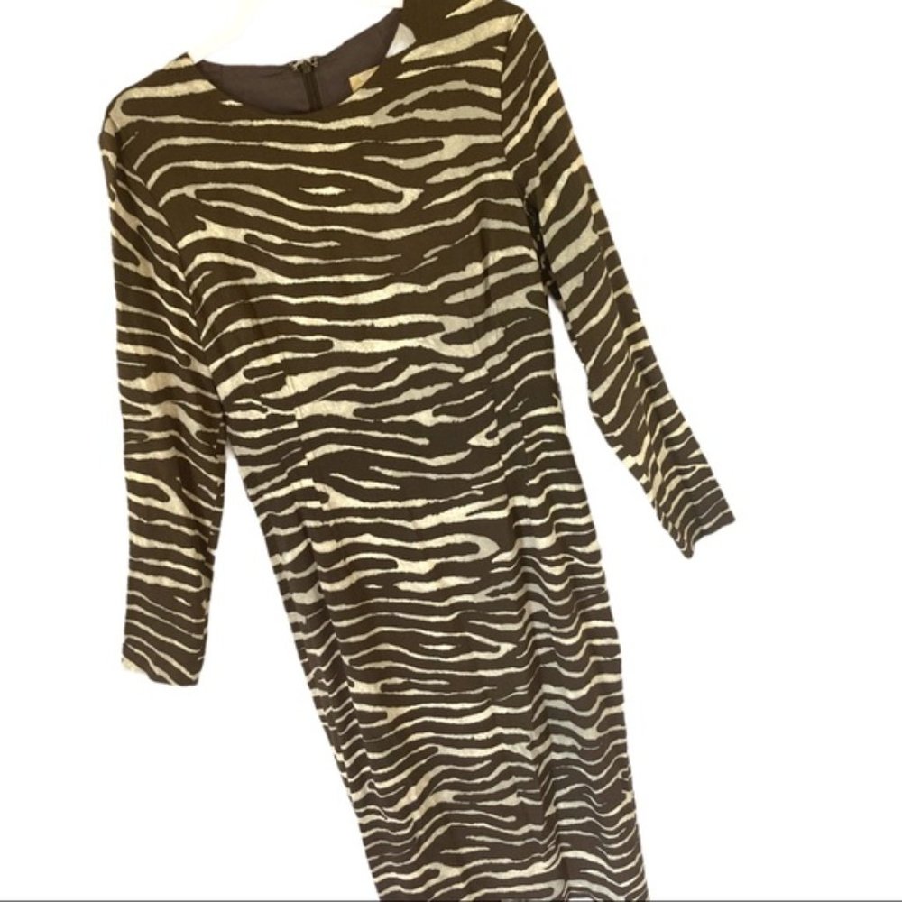 Michael Kors Italy Collection Animal Print Dress - Picture 2 of 14